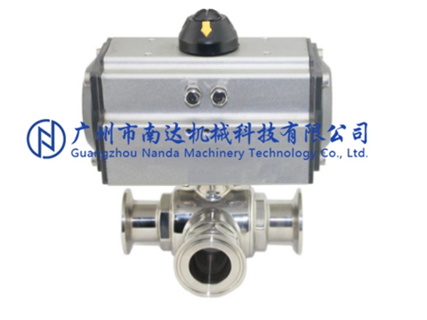衛(wèi)生級氣動三通球閥 衛(wèi)生級氣動三通球閥